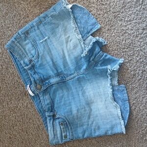 BONGO Distressed Rae Hem Jean Shorts Size 11
